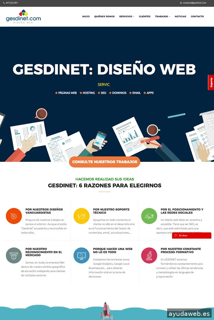 GESDINET DISEÑO WEB