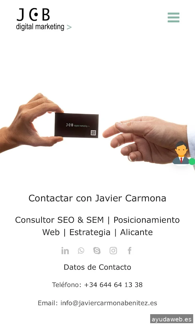Consultor SEO Javier Carmona Benítez
