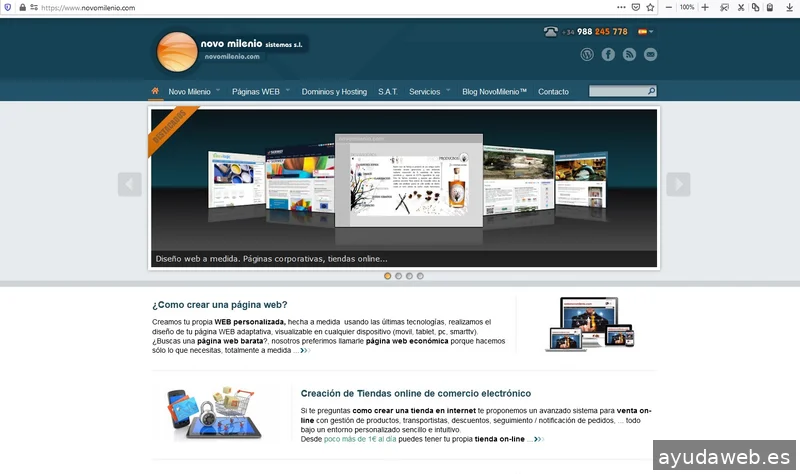 Novo Milenio Diseño páginas web