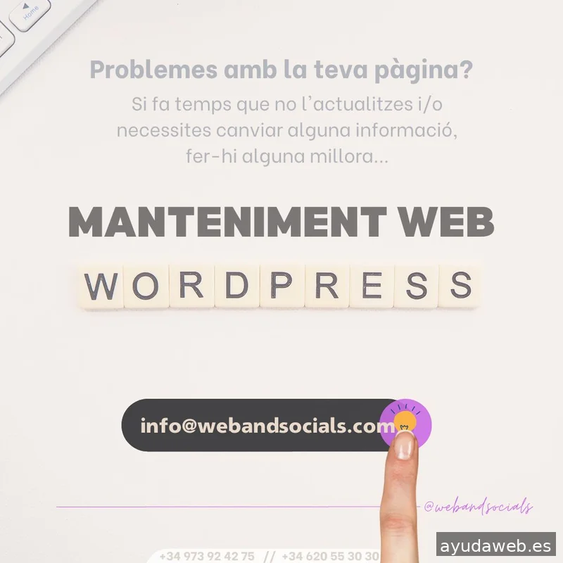 Web&Socials - Disseny web, SEO, Xarxes Socials i Màrqueting digital