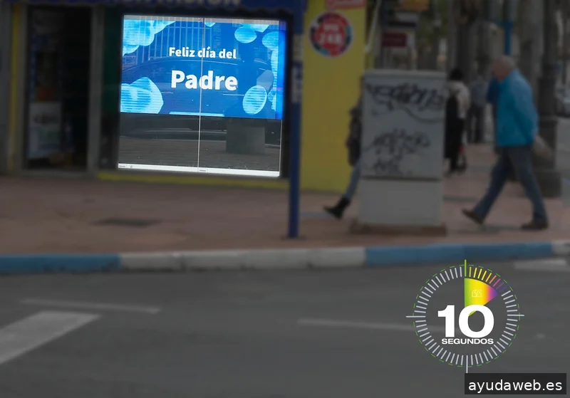 DIEZSEGUNDOS - Pantalla publicidad en Los Alcázares - 10 segundos