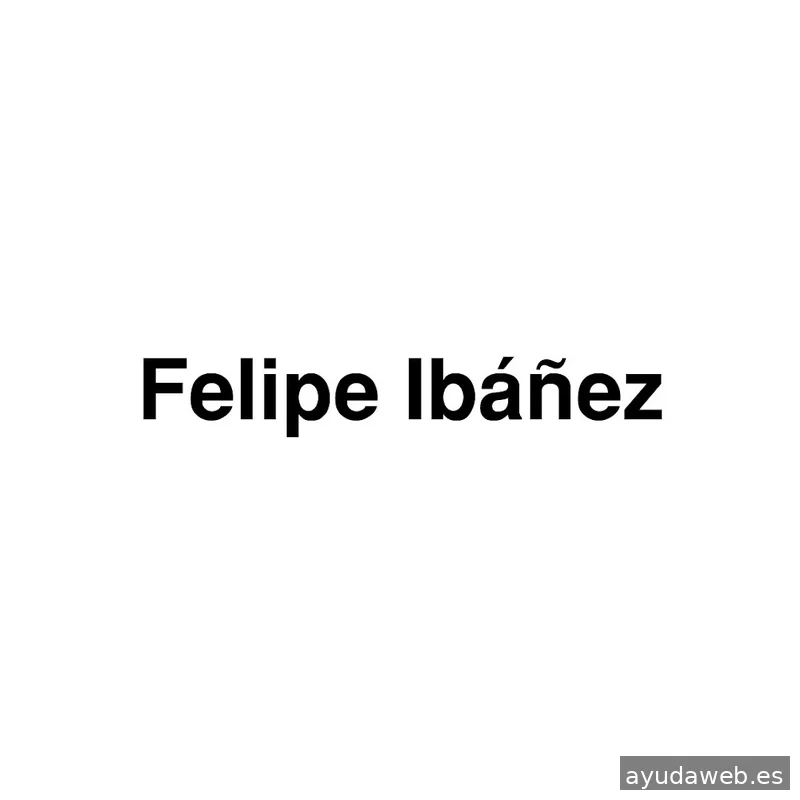 Felipe Ibáñez - Diseño y Edición
