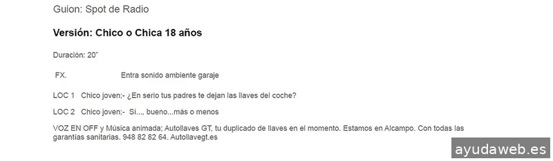 Rodés Copywriter