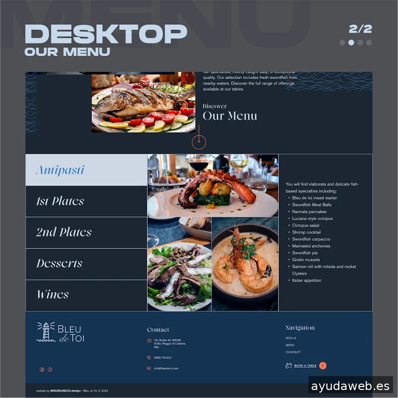 Miguel Recio // Identity & Web design