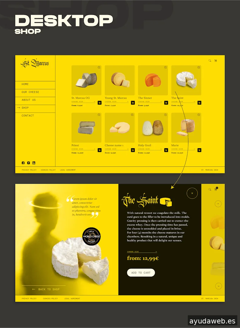 Miguel Recio // Identity & Web design