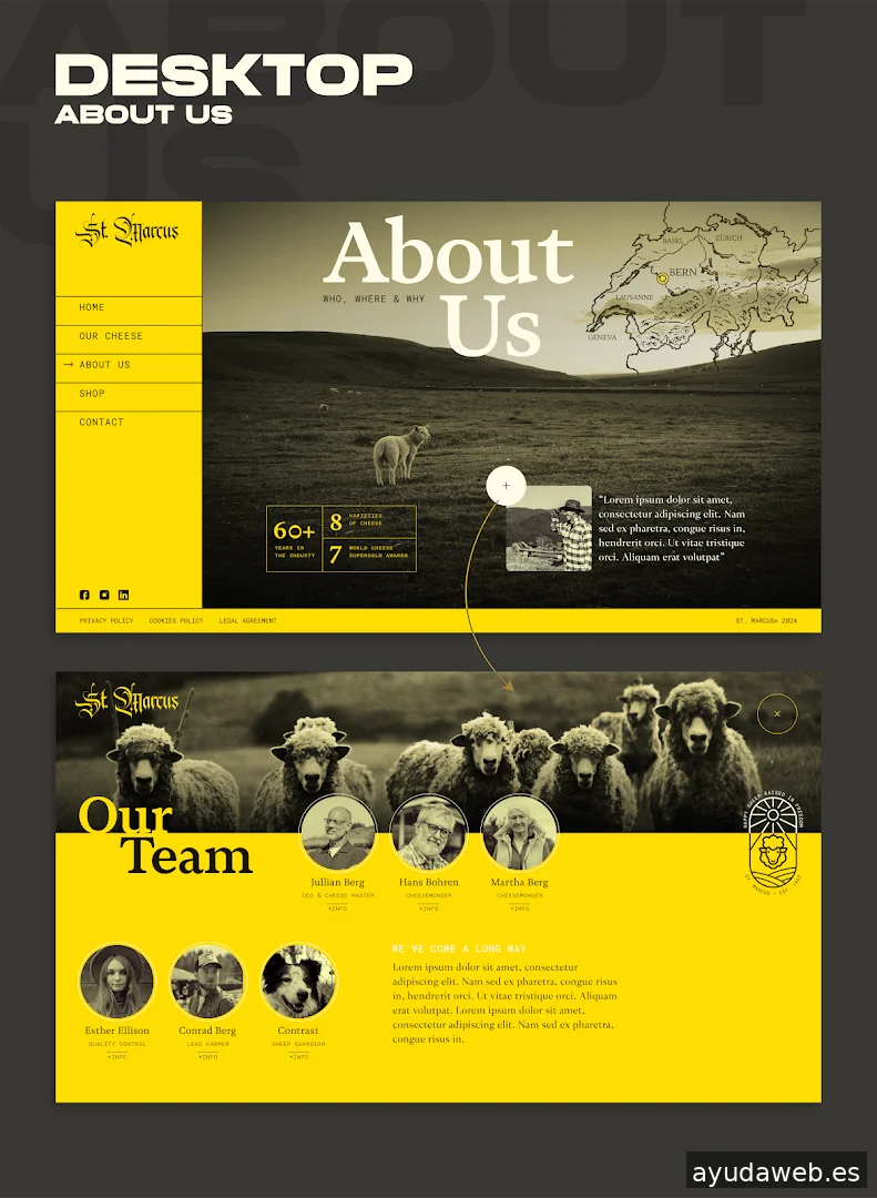 Miguel Recio // Identity & Web design
