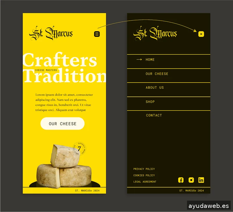Miguel Recio // Identity & Web design
