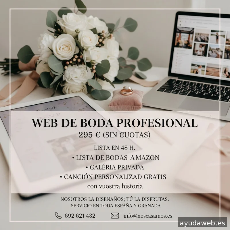 NosCasamos.es – Webs de boda personalizadas