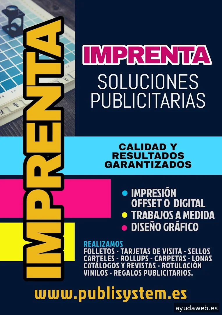 Publisystem imprenta en Bigastro