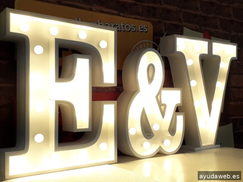 Rótulos y luminosos baratos