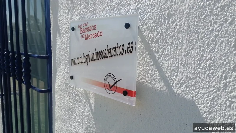 Rótulos y luminosos baratos