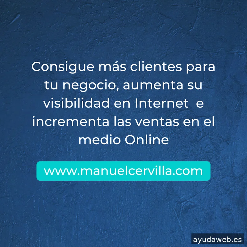 Manuel Cervilla - Consultor SEO