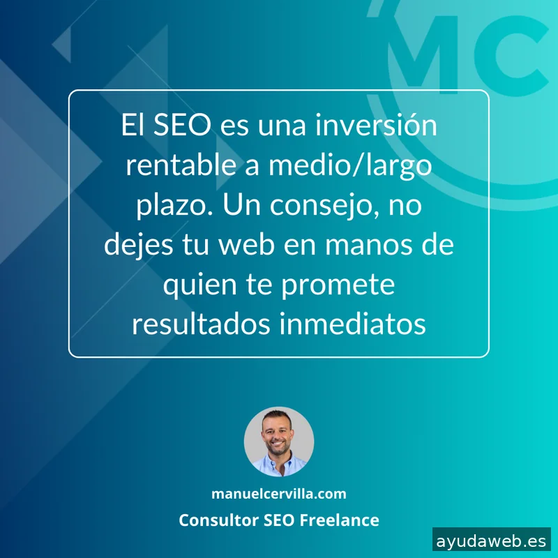 Manuel Cervilla - Consultor SEO