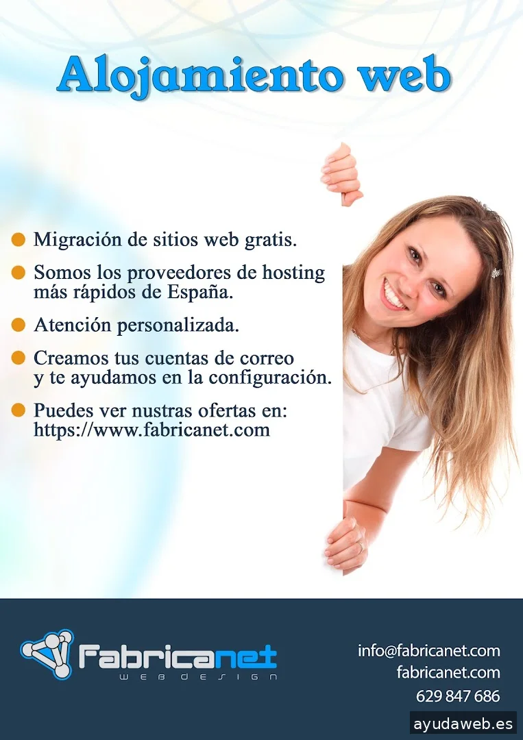 Crear página web, FabricaNet Web Design SL