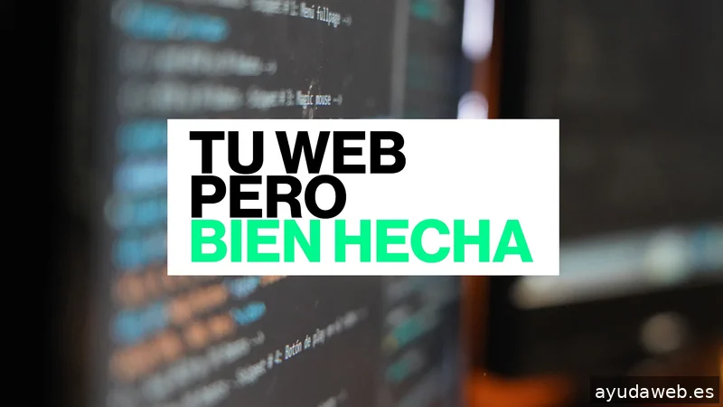 Tu web pero bien hecha