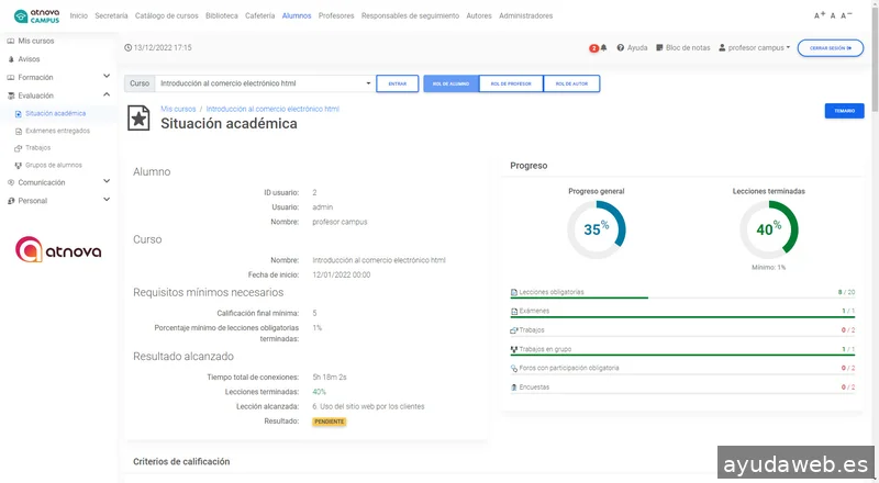 Atnova - Software de eLearning y plataforma eCommerce