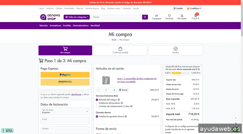 Atnova - Software de eLearning y plataforma eCommerce