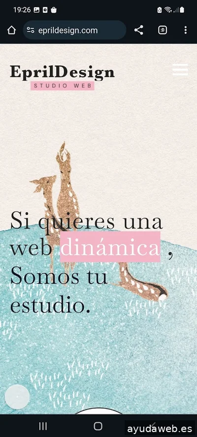 Diseño Web - EprilDesign Estudio