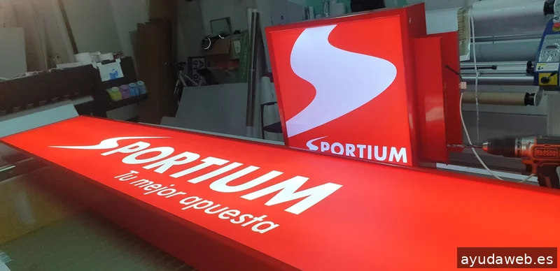 Rótulos y Soluciones Madrid s.l. Letras corpóreas, Carteles