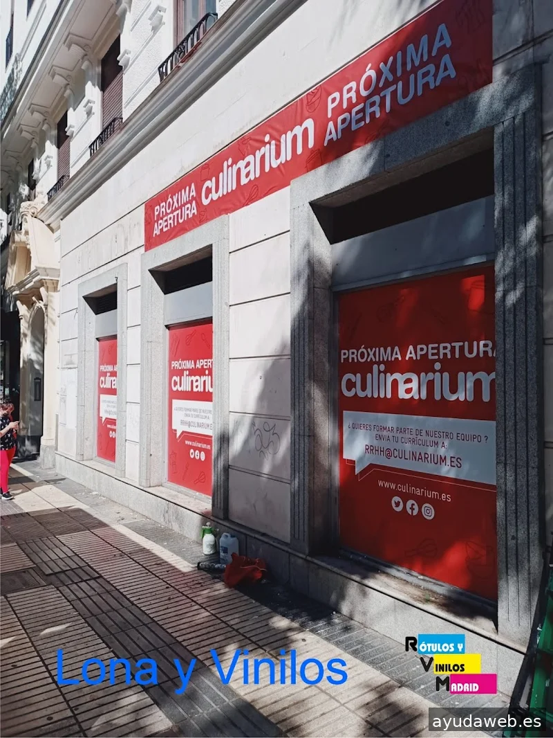 Rótulos y Soluciones Madrid s.l. Letras corpóreas, Carteles
