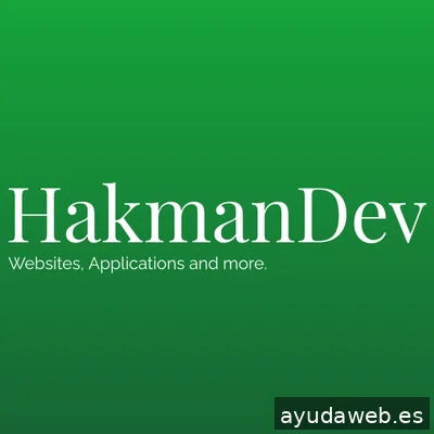 HakmanDev - Hospitality Websites