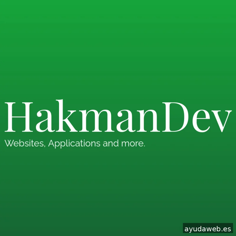 HakmanDev - Hospitality Websites
