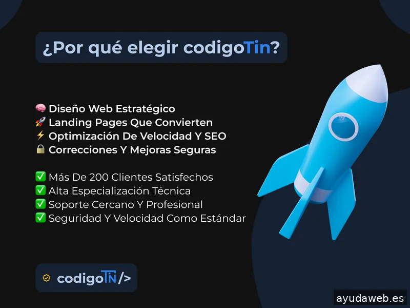codigoTIN - Diseño web estratégico y seguro.
