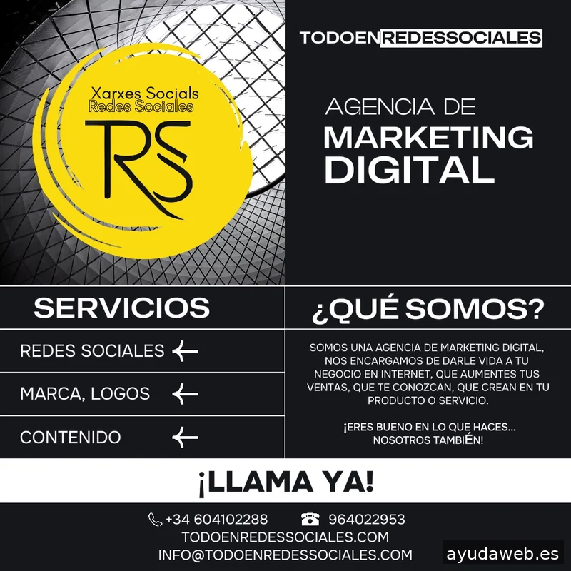 Todo en Redes Sociales | TRS | Agencia de Marketing Digital en Castellón | SEO | SEM | Diseño de marca | Consultoría