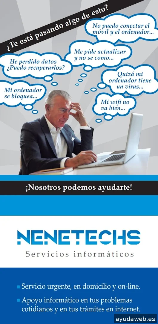 NeneTeChs: Servicios informáticos, Asistencia informática Online y tienda de informática en Vitoria