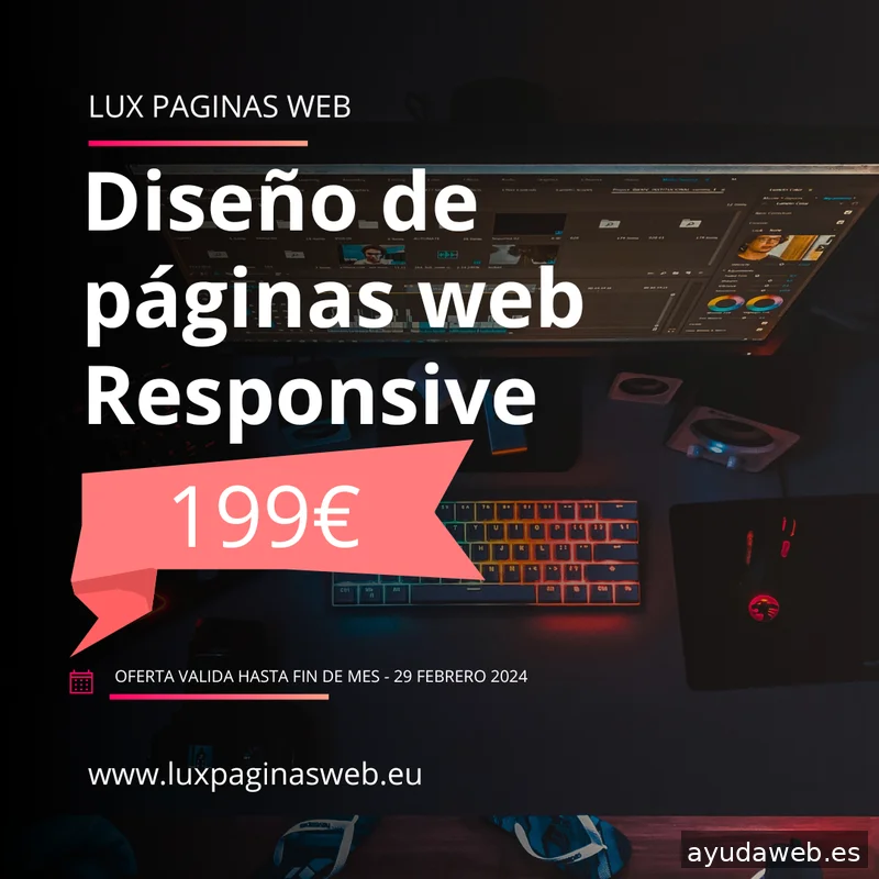 LUX Páginas web Mallorca - Diseño web