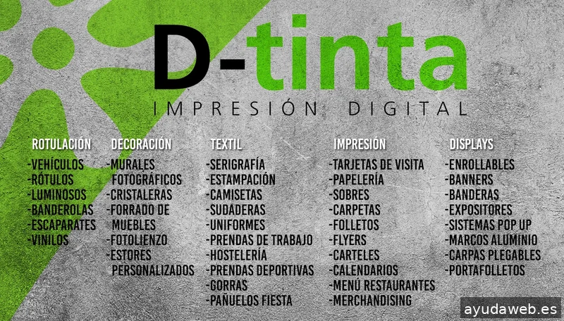 D-Tinta Impresion Digital