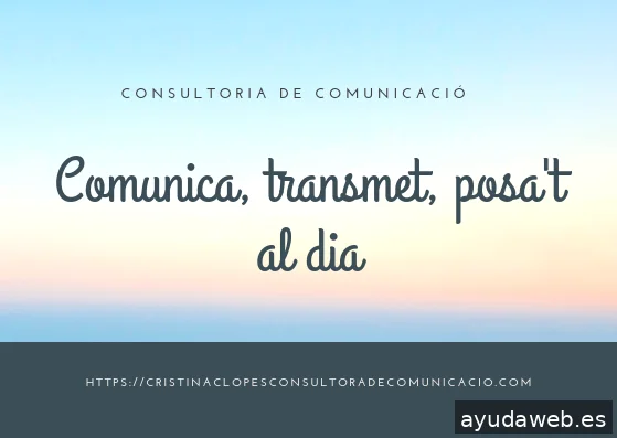 Cristina Clopés Consultora de Comunicació