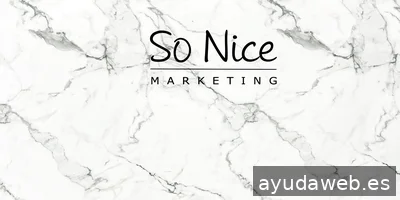 SO NICE MARKETING