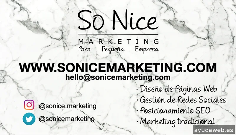 SO NICE MARKETING