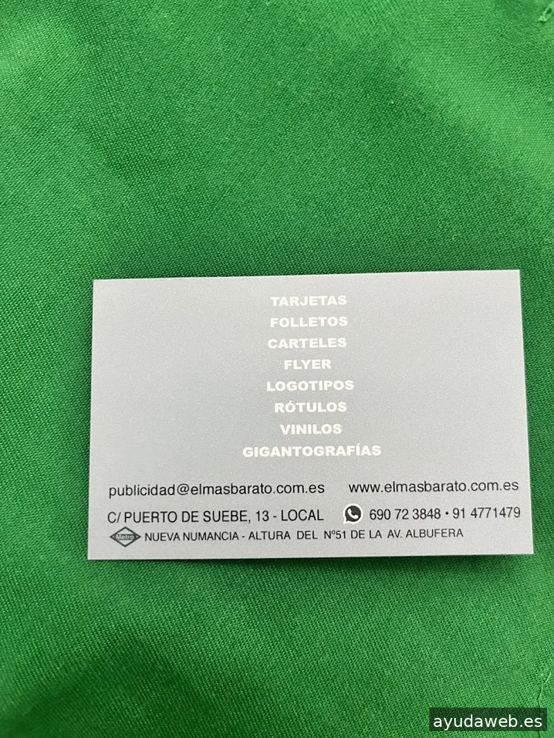 El Más Barato.Imprenta.Rótulos.Diseño Gráfico.Vinilos.Fotocopias al Mayor