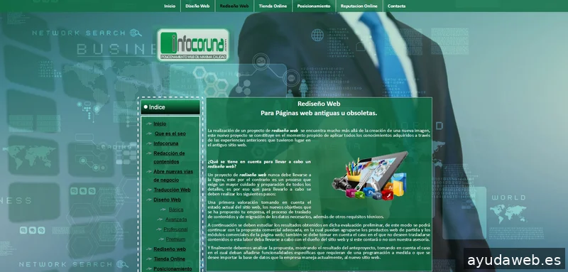 INFOCORUNA... Posicionamiento SEO Coruña - Diseño web Coruña