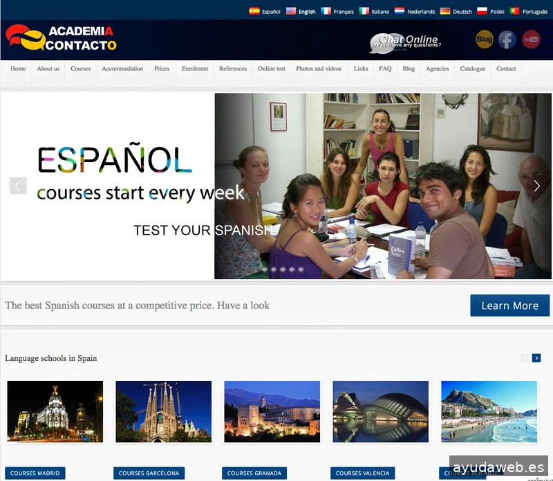 Diseño y programación web Roufet.com / Desarrollo de Software Inmobiliario y WordPress