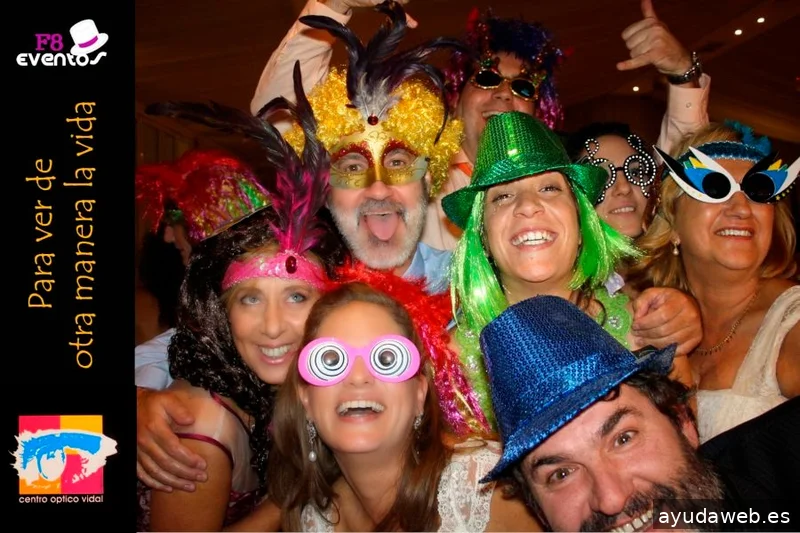 F8 eventos Fotomatón Photocall