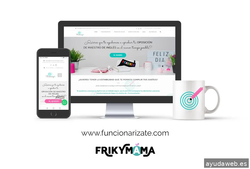 Frikymama - Diseño web - Asesoría y TikTok Marketing para Emprendedores digitales.