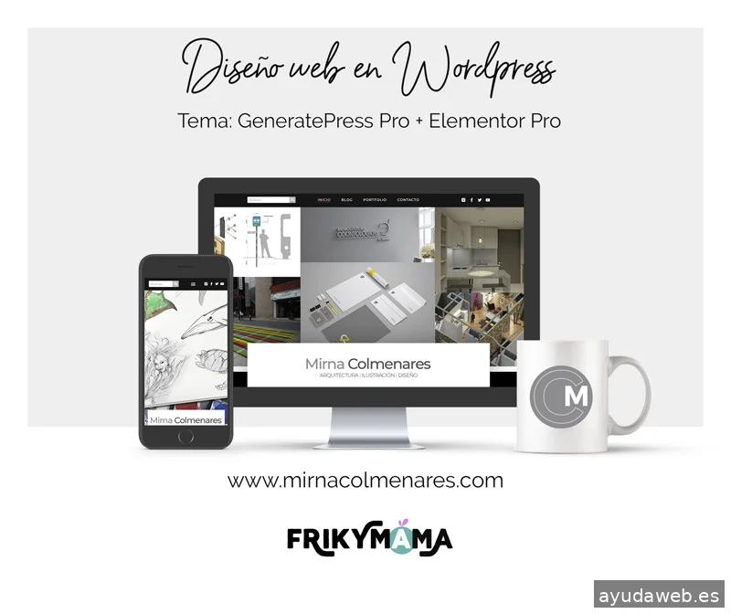 Frikymama - Diseño web - Asesoría y TikTok Marketing para Emprendedores digitales.