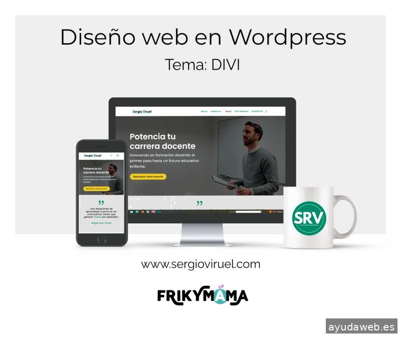 Frikymama - Diseño web - Asesoría y TikTok Marketing para Emprendedores digitales.