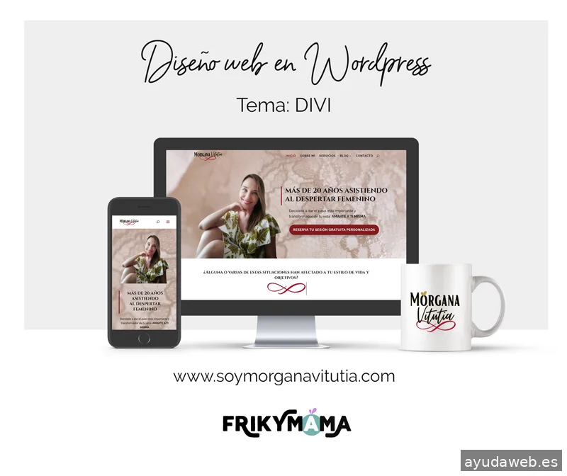 Frikymama - Diseño web - Asesoría y TikTok Marketing para Emprendedores digitales.