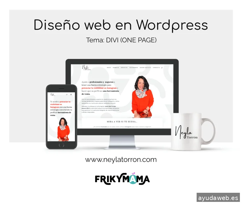 Frikymama - Diseño web - Asesoría y TikTok Marketing para Emprendedores digitales.