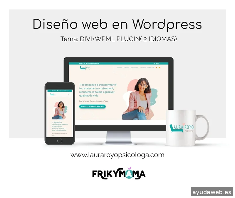 Frikymama - Diseño web - Asesoría y TikTok Marketing para Emprendedores digitales.