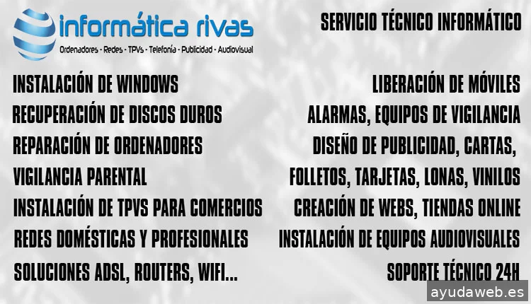 Informática Rivas Reparación Ordenadores, PC y Mac