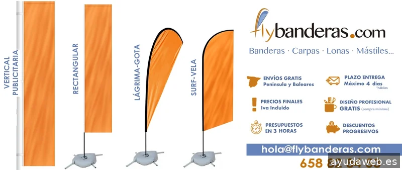 FLYBANDERAS -envíos gratis a toda España-