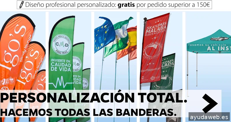 FLYBANDERAS -envíos gratis a toda España-