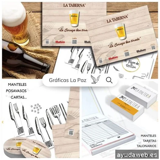 Gráficas La Paz Madrid ofrece servicios de imprenta, diseño gráfico y publicidad digital.