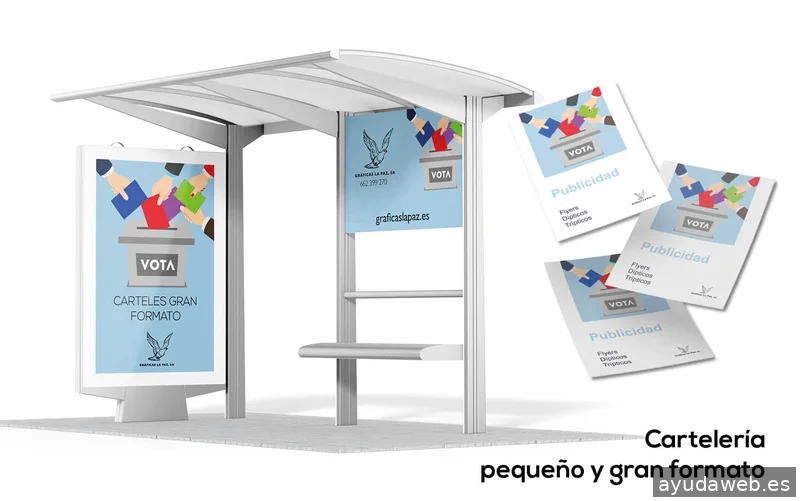 Gráficas La Paz Madrid ofrece servicios de imprenta, diseño gráfico y publicidad digital.