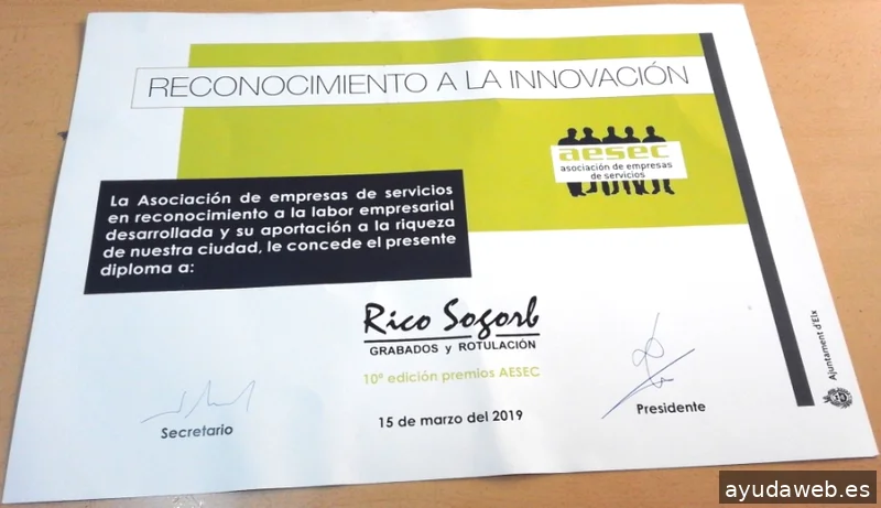 Grabado Impresiones Rótulos Rico Sogorb